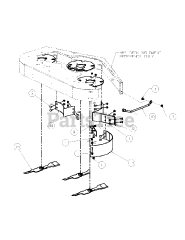 Cub Cadet 546 (590-546-150) - Cub Cadet 48" Mulch Kit att3