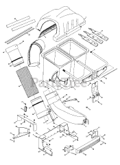 Cub Cadet 19A70034 (19A70034100) - Cub Cadet 54" RZT Twin Rear Bagger (2013) General Assembly
