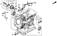 Honda EZ1400 A (EZEY) - Honda Generator, Made in Japan (SN: EZEY-1000001 - EZEY-9999999) CYLINDER