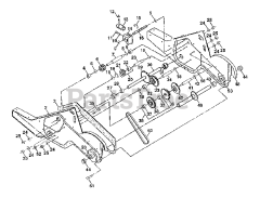Husqvarna CRT 52 (954140020-A) - Husqvarna Rear-Tine Tiller (1997-01) Transmission