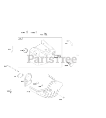 Briggs & Stratton 21Z314-0110-E1 - Briggs & Stratton Horizontal Engine Blower Housing/Shrouds