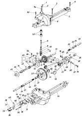 MTD 131-450-000 - MTD Lawn Tractor (1991) Single Speed Transaxle Left Hand