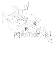 Ariens 938024 (SSR) - Ariens Professional 21" Snow Blower, Ariens AX 208cc engine (SN: 000101 - 004009)