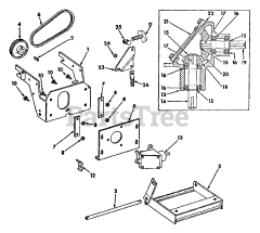 Cub Cadet QA36 (QA42) - Cub Cadet Snow Thrower Attachment Front Power Take-Off -90 Degree Gear Box-