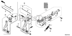 Honda GX690 TXF3 (GCBDK) - Honda Engine, Made in Japan (SN: GCBDK-1000001 - GCBDK-9999999) GOVERNOR ARM