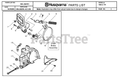 Husqvarna 141 - Husqvarna Chainsaw (SN: 20040100001 & Above)