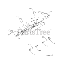 Husqvarna ST 276 EPT (961910051-00) - Husqvarna 30" Snow Blower (2011-08) HANDLE 6