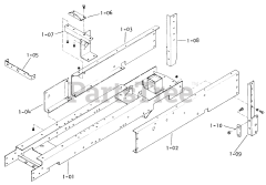 Toro 1-8755 - Toro Lawn Ranger Lawn Tractor (1970) Frame Assemblies