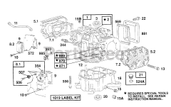 Briggs & Stratton 404777-1201-01 - Briggs & Stratton Vertical Engine Cylinder,Cylinder Heads,Sump