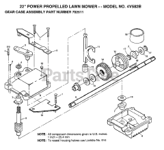 Electrolux/AYP 4V582 B - Electrolux/AYP Walk-Behind Mower