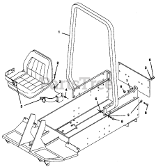 Gravely 51545 - Gravely Roll-Over Protection for Pro-Master 400 Mower ROLL-OVER PROTECTION KIT