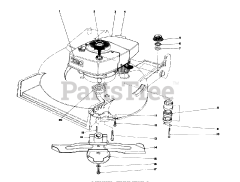 Toro 20710 - Toro 53cm Walk-Behind Mower (SN: 001000001 - 001999999) (1981) Engine Assembly