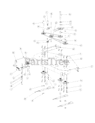 Cub Cadet M60-KW (53BH5D8X750) - Cub Cadet 60" Tank Zero-Turn Mower, 25hp Kawasaki Fabricated Deck Spindle Assembly