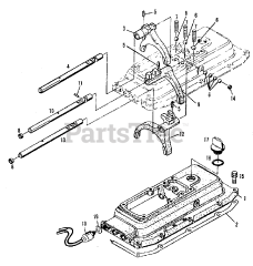 Simplicity 9518 (2097355) - Simplicity Compact Tractor, Diesel Transmission - Gearshift Group (3486I48)