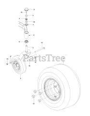 Husqvarna RZ 4222 F (966659401-03) - Husqvarna 42" Zero-Turn Mower (2013-05) WHEELS &amp; TIRES