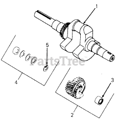 Cub Cadet 1204 (147-610-100) - Cub Cadet Garden Tractor (SN: 756300 - 799999) Crankshaft