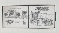 MTD 01004992 Belt/Lube Label - image 1