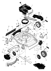 Scotts 228610x31A - Scotts 22" Walk-Behind Mower (2005) Mower Housing Assembly