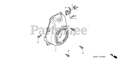 Honda GX100 KRB1/A (GCANM) - Honda Engine, Made in Japan (SN: GCANM-1300001 - GCANM-9999999) FAN COVER