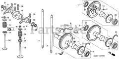 Honda GD410 VAA (GPA) - Honda Engine, Made in Japan (SN: GPA-1000001 - GPA-1021879) CAMSHAFT