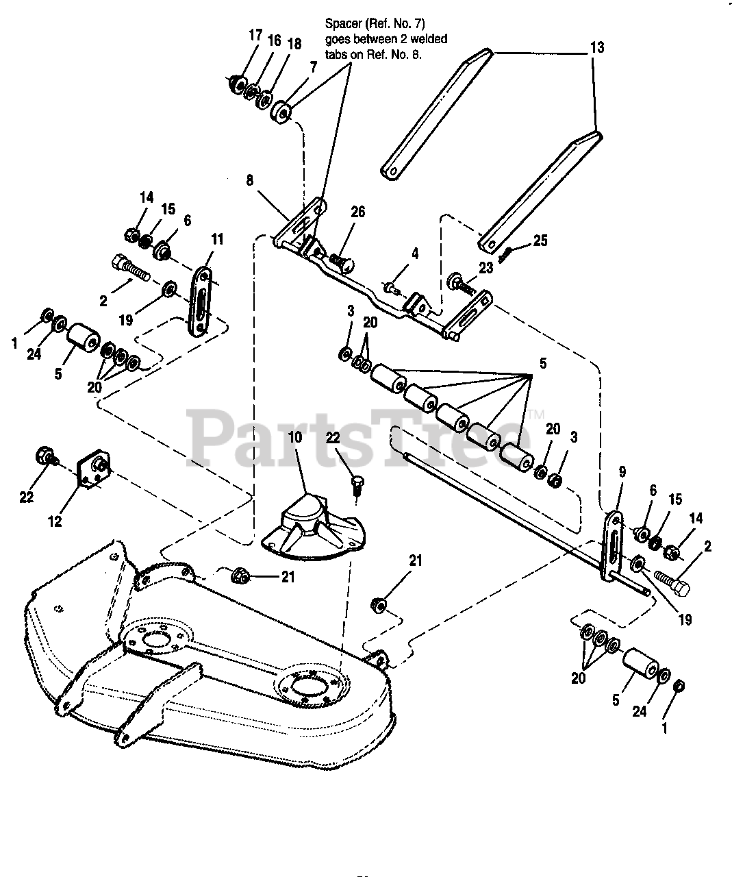 Massey Ferguson 2413 H (1692490) Massey Ferguson 34" RearEngine