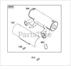 Briggs & Stratton 613477-0275-J1 - Briggs & Stratton Horizontal Engine