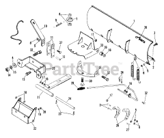 Ariens 825002 - Ariens 40" Sno-Blade RM (SN: 000101 & Above)