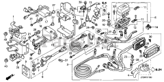 Honda BF200 A4 XA (BAEJ) - Honda Marine Engine, Made in Japan (SN: BAEJ-1200001 - BAEJ-1299999) STARTER CABLE