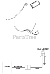 Ariens 926045 - Ariens 36" Power Brush, Subaru (SN: 035000 - 039999) Electrical System