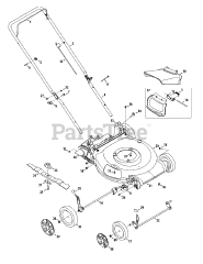 Columbia P 21 XL (11A-A0A9897) - Columbia 21" Walk-Behind Mower (2015)