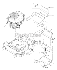 Scag SMWC-61V - Scag Wildcat 61" Mower Deck (SN: B6100001 - B6199999) Engine And Attaching Parts