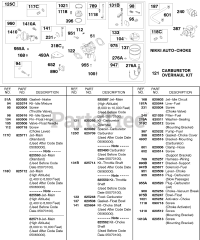 Briggs & Stratton 589447-0308-E2 - Briggs & Stratton Horizontal Engine NIKKI Auto Choke With Acceleration Pump