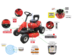 Craftsman R 110 (CMXGRAM1130035) (13AC26JDA93) - Craftsman Rear-Engine ...