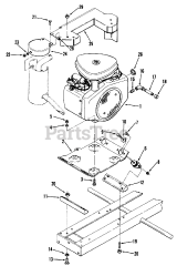 Toro 01-08K803 (C-85) - Toro Garden Tractor (1982) Twin Cylinder Engines