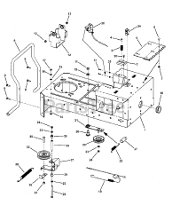 Snapper YZ 16335 BVE (84946) - Snapper Scrambler 33" Zero-Turn Mower, 16hp REAR FRAME ASSEMBLY