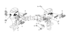 Honda BF30 AY LRSA (BAWS) - Honda Marine Engine, Made in Japan (SN: BAWS-3200001 - BAWS-9999999) MARKS