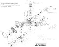 Ariens 915165 - Ariens Zoom XL 48" Zero-Turn Mower, 24hp Kawasaki (SN: 000101 - 009999) Transmission, LH - 03265700
