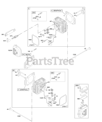 Briggs & Stratton 380772-0102-E1 - Briggs & Stratton Vertical Engine Cylinder Head, Valves