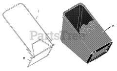 Murray 20405A - Murray 20" Walk-Behind Mower (1997) Bag Assembly