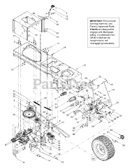 Yard Machines 13AT604H452 - Yard Machines Lawn Tractor (2003) (Walmart)