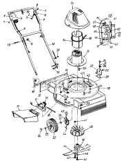 MTD 185-427-372 - MTD Walk-Behind Mower, Electric (1994) (Hechinger)