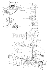 Lawn-Boy 3001 - Lawn-Boy Walk-Behind Mower (SN: 700000001 - 799999999) (1967) Model D-404 Engine Parts List Models Used On: 5235-7217-7256