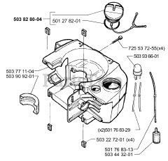 Husqvarna 225 H 75 - Husqvarna Hedge Trimmer (1998-01) Fuel Tank