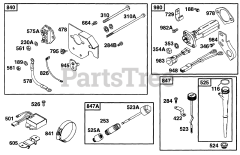 Briggs & Stratton 195432-1002-05 - Briggs & Stratton Horizontal Engine Panel Kit, Oil Gard,Oil Fill