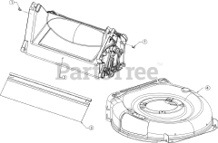 Troy-Bilt TB 105 B (11A-A0BL766) - Troy-Bilt Walk-Behind Mower (2022) Deck Assembly
