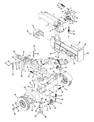 MTD 24BF51MX704 - MTD Gold Log Splitter (2013) General Assembly