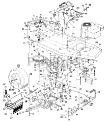 White Outdoor L-13 (13AA472F190) - White Outdoor 38" Lawn Tractor (1998)