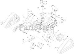 Toro 23208 G (STX-26) - Toro Stump Grinder (SN: 316000001 - 316999999) (2016) Track and Drive Assembly