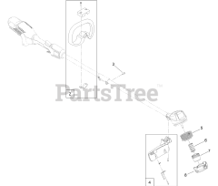 Toro 51831 T - Toro 13"/15" Flex-Force Power System 60V MAX String Trimmer (SN: 324000001 - 324999999) (2024) Cordless 60V MAX String Trimmer Assembly