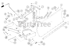 Gravely 38737 - Gravely 54" Snow Blade for 7173H Tractor